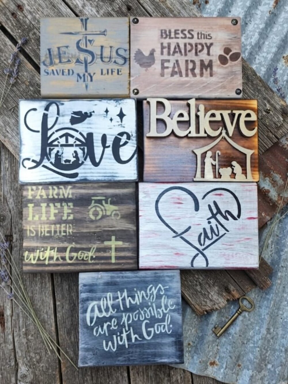 Farmhouse Rustic Wall Sign